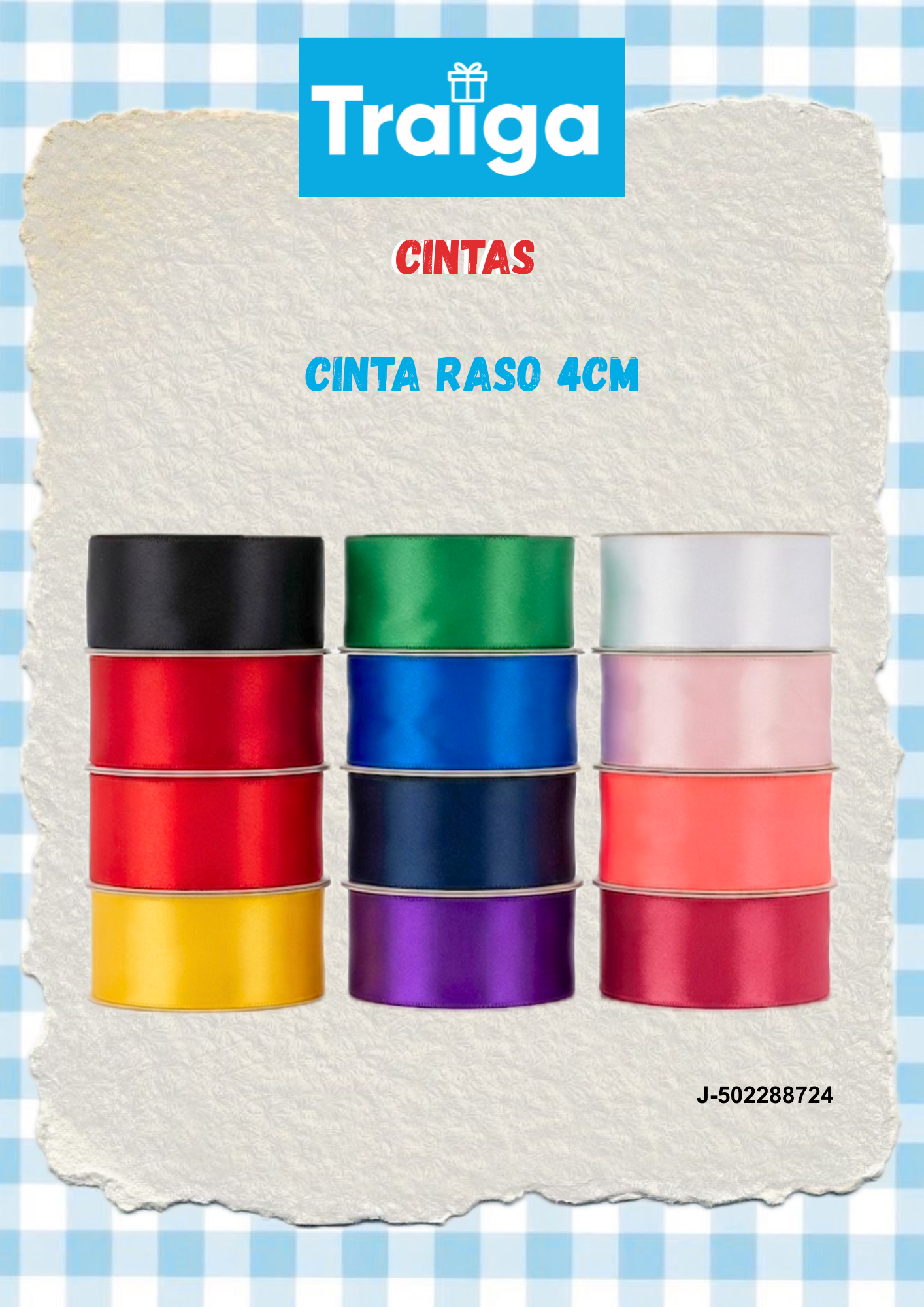 Cinta Raso 4 cm